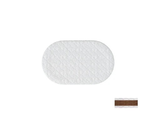 Матрац для дитячого ліжечка Ingvart Smart Bed Round кокос+латекс, 72х120 см (2100084000007)