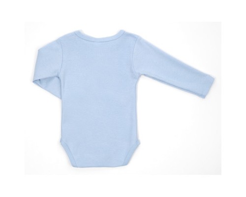 Боді дитяче Breeze з довгим рукавом з автобусом (1027-98-blue1)