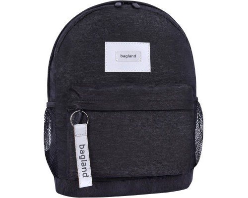 Рюкзак шкільний Bagland Молодіжний меланж Чорний 17 л (00533692) (6570111)
