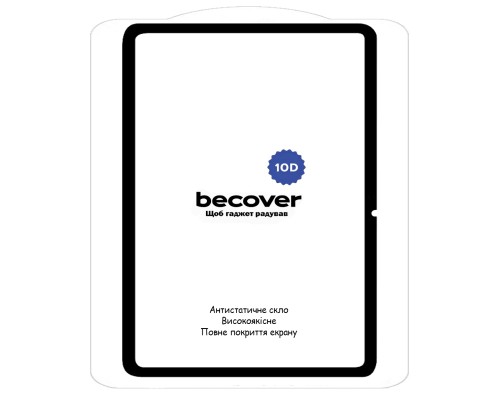 Скло захисне BeCover 10D Lenovo Tab M11 (2024) TB-TB330FU/Xiaoxin Pad 11 (2024) 11