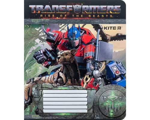Зошит Kite Transformers 12 аркушів, клітинка (TF24-232)
