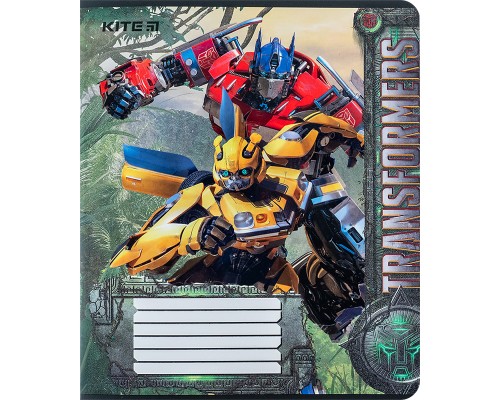 Зошит Kite Transformers 12 аркушів, клітинка (TF24-232)