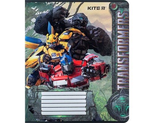 Зошит Kite Transformers 12 аркушів, клітинка (TF24-232)
