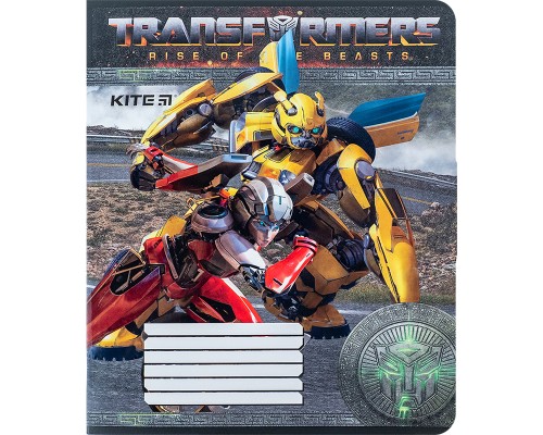 Зошит Kite Transformers 12 аркушів, клітинка (TF24-232)