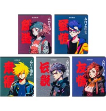Зошит Kite Anime 24 аркушів, клітинка (K24-238)