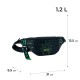 Сумка-бананка Kite Teens Rick and Morty Чорна (RM24-2770)
