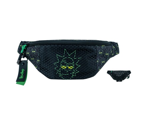 Сумка-бананка Kite Teens Rick and Morty Чорна (RM24-2770)