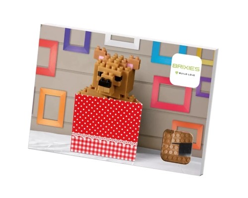 Конструктор BRIXIES Листівка Ведмедик Тедді (220.024)