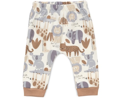 Набір дитячого одягу Miniworld зі звірятками (18004-68B-brown)