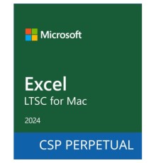 Офісний додаток Microsoft Excel LTSC for Mac 2024 Commercial Software, Perpetual (DG7GMGF0PN5G_0001)