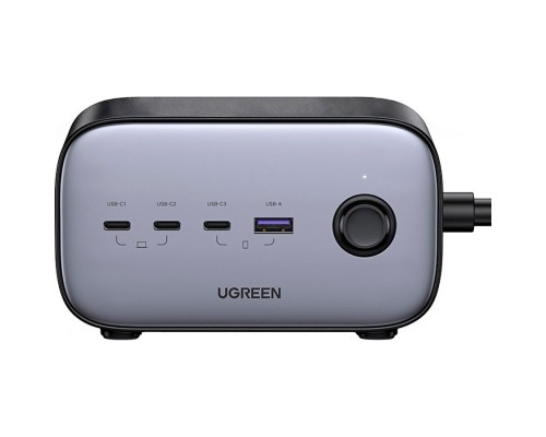Зарядний пристрій Ugreen 4xUSB 100W Nexode Pro (3хUSB-C+USB-A+2хSchuko) CD270 (60167)