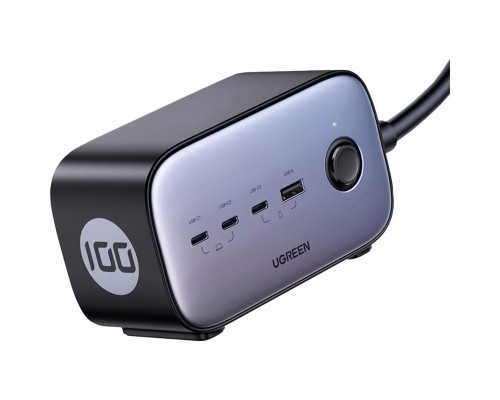 Зарядний пристрій Ugreen 4xUSB 100W Nexode Pro (3хUSB-C+USB-A+2хSchuko) CD270 (60167)
