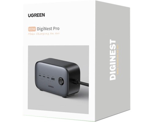 Зарядний пристрій Ugreen 4xUSB 100W Nexode Pro (3хUSB-C+USB-A+2хSchuko) CD270 (60167)