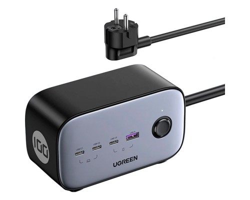 Зарядний пристрій Ugreen 4xUSB 100W Nexode Pro (3хUSB-C+USB-A+2хSchuko) CD270 (60167)