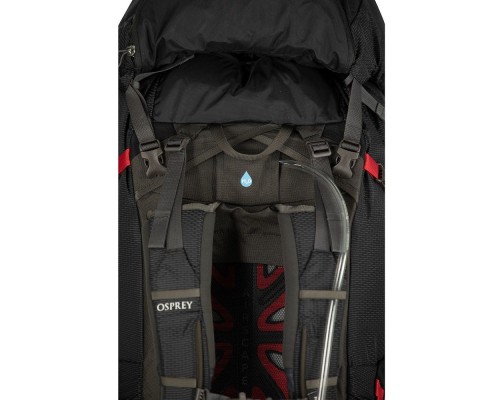 Рюкзак туристичний Osprey Aether Plus 60 black - S/M - чорний (009.2442)
