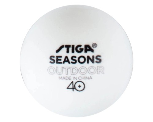 М'ячик для настільного теніса Stiga Seasons White 12 шт (1110-2810-12) (931162)