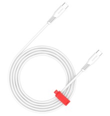 Дата кабель USB-C to USB-C 2.0m CC100SC 100W 2m White Canyon (CNS-CC100SC20W)