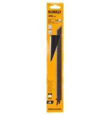 Полотно DeWALT для шабельної пилки, точний різ, 300 мм, крок зубів 6 TPI, 2 шт. (DT2451)