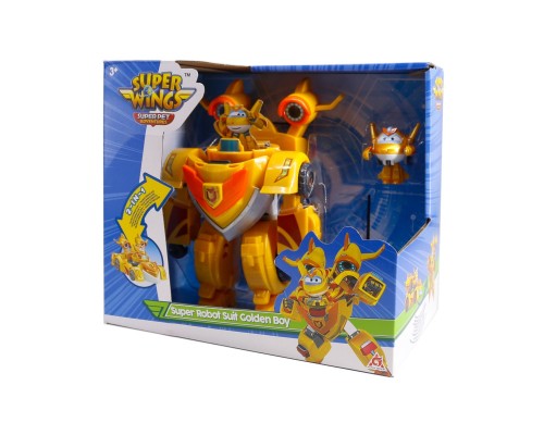 Ігровий набір Super Wings Super Robot Suit Золотий Хлопчик (Golden Boy) (EU770352)