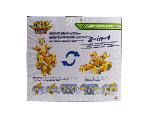 Ігровий набір Super Wings Super Robot Suit Золотий Хлопчик (Golden Boy) (EU770352)