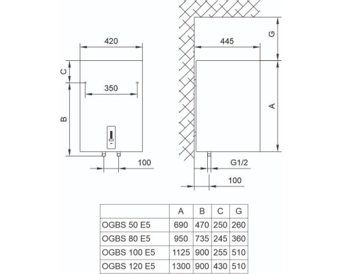 Бойлер TIKI Supr SD 80V9 (стара назва OGBS80ORV9) (700090)