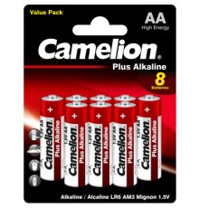 Батарейка Camelion AA LR6 Plus Alkaline * (5+3) (LR6-BP5+3)