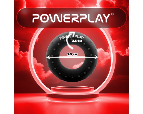 Еспандер PowerPlay PP-4338 Hand Grip Hard 30 кг Чорний (PP_4338_Black_30kg)