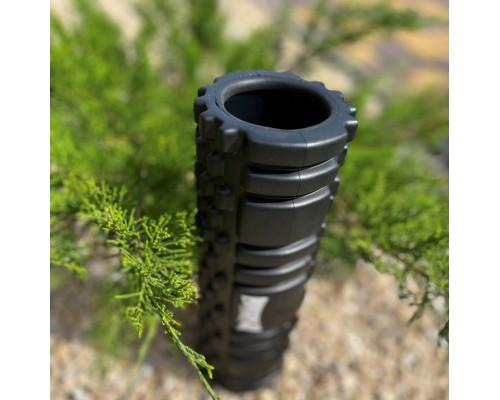 Масажний ролик PowerPlay 4342 Massage Roller 30x10см Чорний (PP_4342_Black)