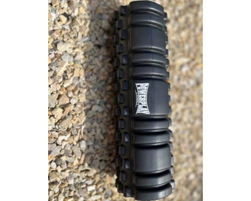 Масажний ролик PowerPlay 4342 Massage Roller 30x10см Чорний (PP_4342_Black)