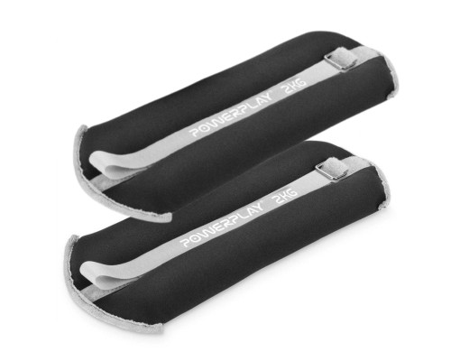 Обважнювач PowerPlay PP-4349 Ankle/Wrist Weights 2 х 2 шт Чорні (PP_4349_Black_2)