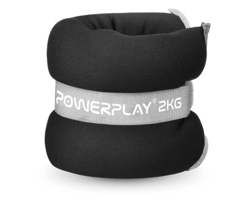 Обважнювач PowerPlay PP-4349 Ankle/Wrist Weights 2 х 2 шт Чорні (PP_4349_Black_2)