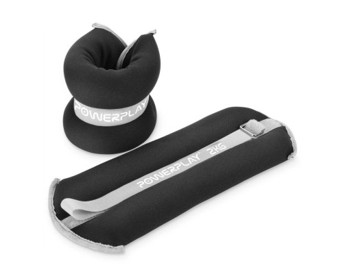 Обважнювач PowerPlay PP-4349 Ankle/Wrist Weights 2 х 2 шт Чорні (PP_4349_Black_2)