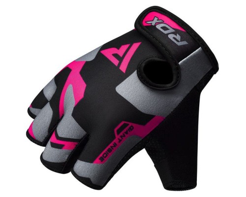 Рукавички для фітнесу RDX F6 Sumblimation Pink S (WGS-F6P-S)