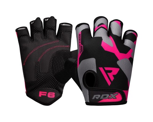 Рукавички для фітнесу RDX F6 Sumblimation Pink S (WGS-F6P-S)