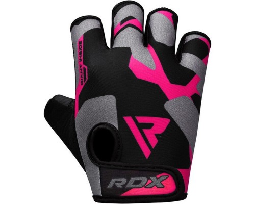 Рукавички для фітнесу RDX F6 Sumblimation Pink S (WGS-F6P-S)