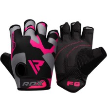 Рукавички для фітнесу RDX F6 Sumblimation Pink S (WGS-F6P-S)