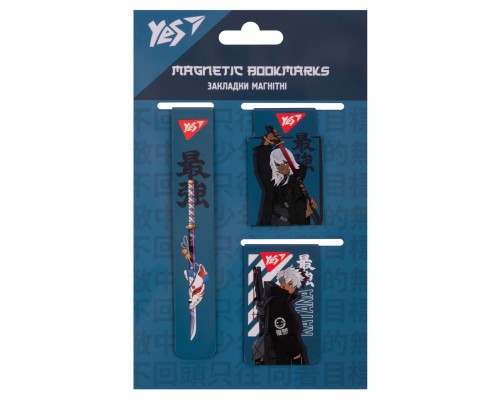Закладки для книг Yes магнітні Anime 3 шт (708359)