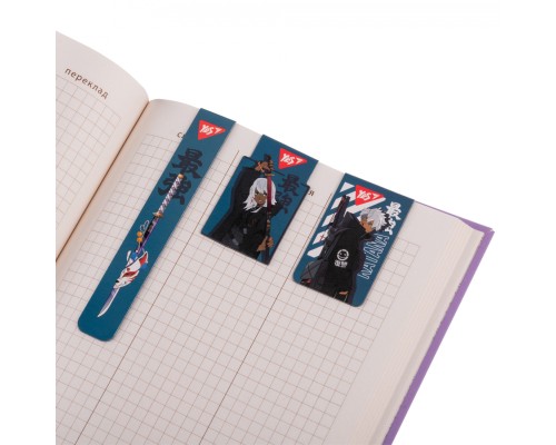 Закладки для книг Yes магнітні Anime 3 шт (708359)