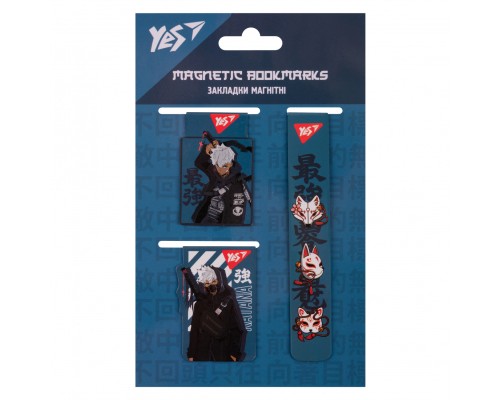 Закладки для книг Yes магнітні Anime 3 шт (708359)
