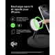 Зарядний пристрій Belkin 3in1 Magnetic Pad Qi2 15W Black (WIZ032KQBK)