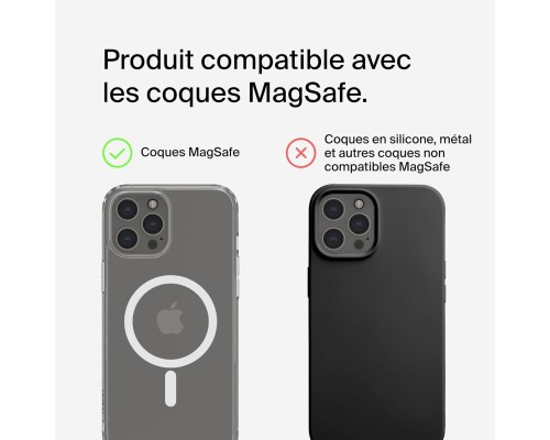 Зарядний пристрій Belkin 3in1 Magnetic Pad Qi2 15W Black (WIZ032KQBK)