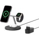 Зарядний пристрій Belkin 3in1 Magnetic Pad Qi2 15W Black (WIZ032KQBK)
