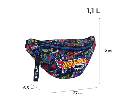 Сумка-бананка Kite 2577 Kids Hot Wheels Skate (HW25-2577)