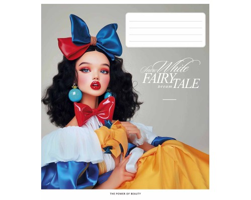 Зошит Школярик Fairytale 48 аркушів клітинка (048-3542K)