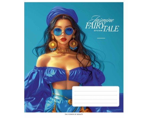 Зошит Школярик Fairytale 48 аркушів клітинка (048-3542K)