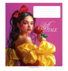 Зошит Школярик Fairytale 48 аркушів клітинка (048-3542K)