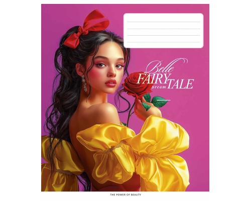 Зошит Школярик Fairytale 48 аркушів клітинка (048-3542K)