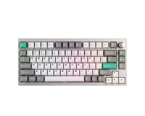 Клавіатура Lemokey P1 Pro Super Banana RGB Wireless/Bluetooth/USB Space Silver (P1P-X4-UA)