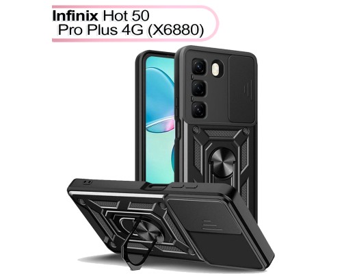 Чохол до мобільного телефона BeCover Military Infinix Hot 50 Pro Plus 4G (X6880) Black (713526)