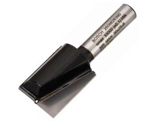 Фреза Bosch Professional пазова, Std, S8, D20, L25 (2.608.628.390)
